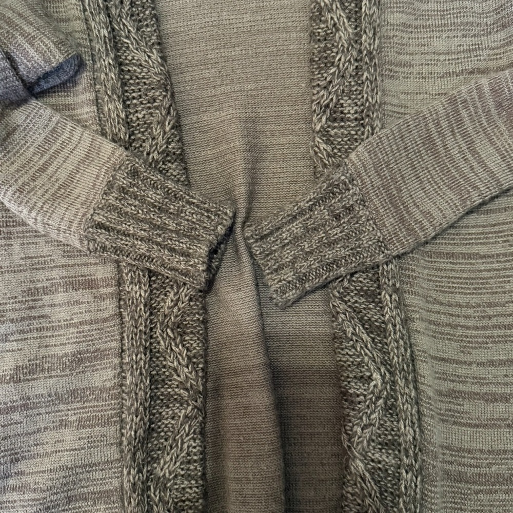 Urban Behavior Brown Knit Open Cardigan Size S Boho Cozy Neutral Fall Winter - Picture 9 of 16